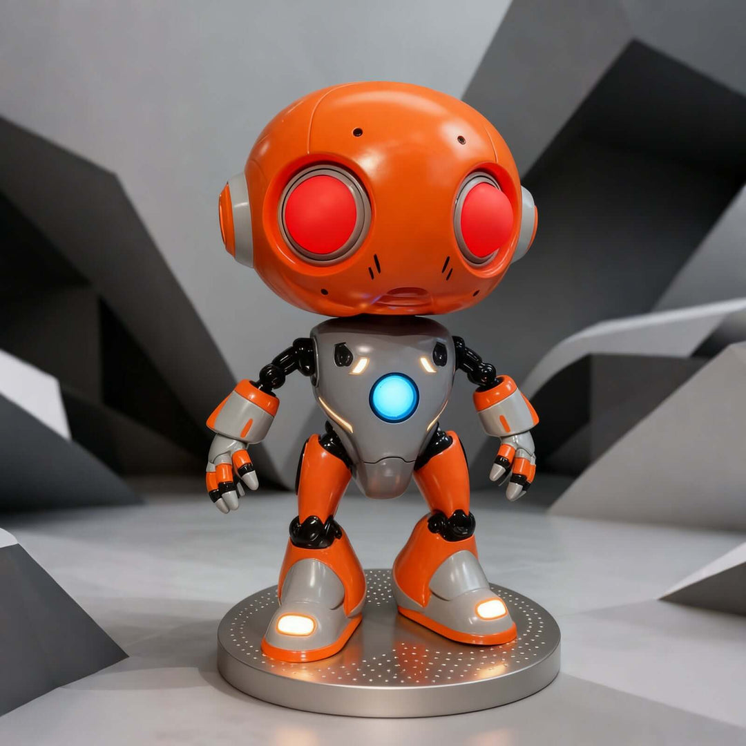 Toviko Sculpture Floor Lamp – Art Deco, Robot Sculpture Floor Lamp