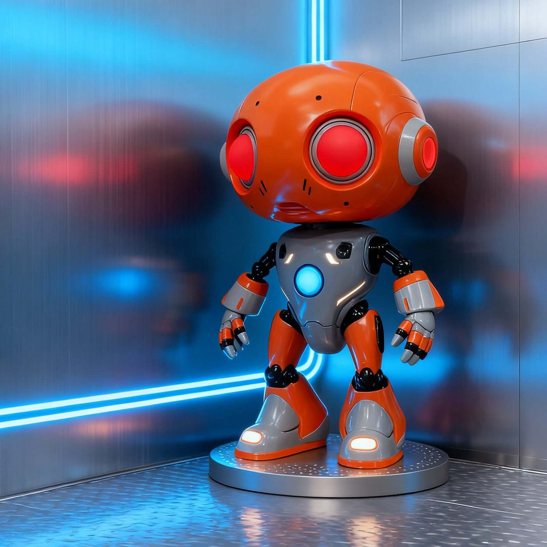 Toviko Sculpture Floor Lamp – Art Deco, Robot Sculpture Floor Lamp