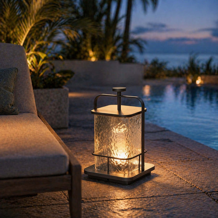 Tovira Outdoor Garden Lamp - Outdoor Glass Landscape Light