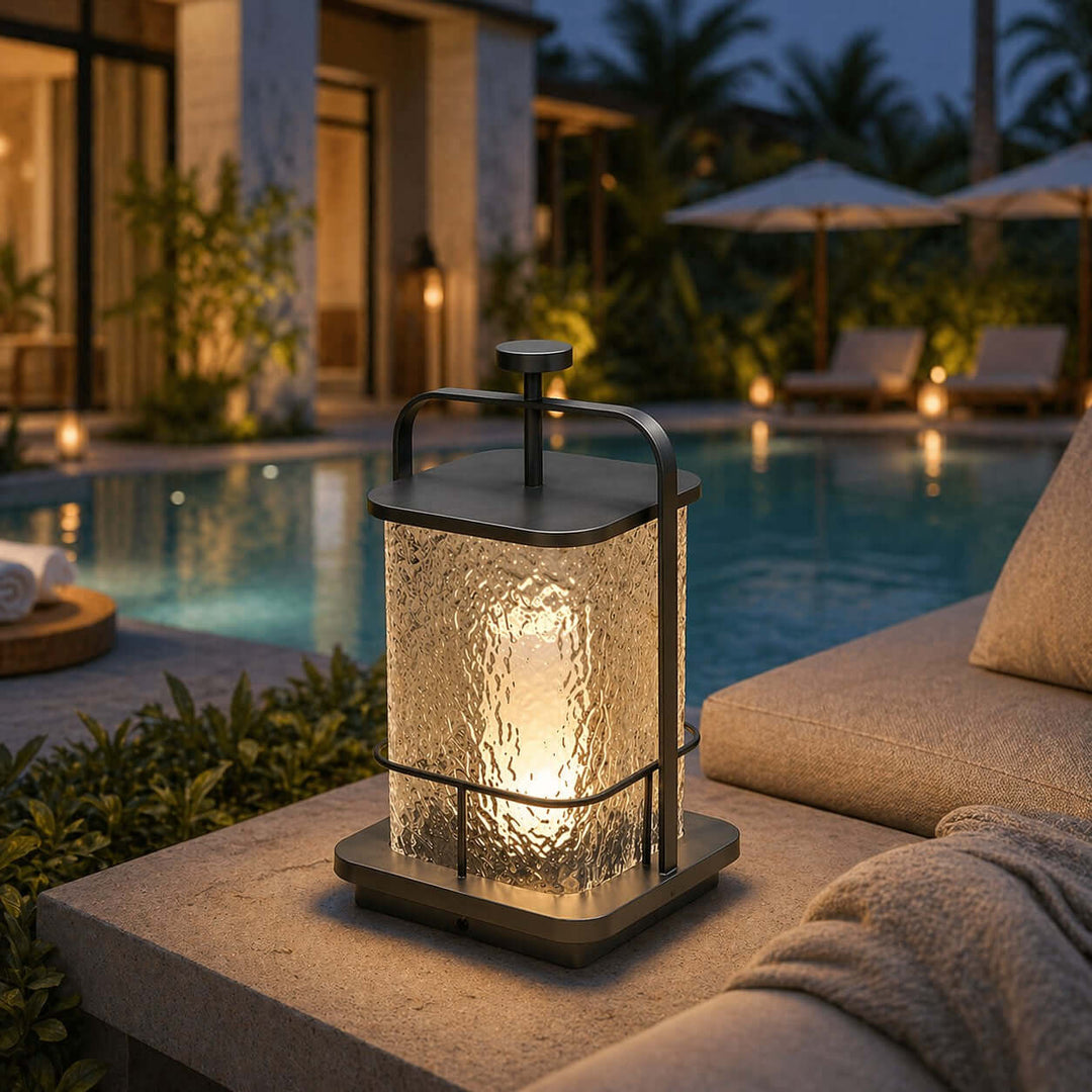 Tovira Outdoor Garden Lamp - Outdoor Glass Landscape Light