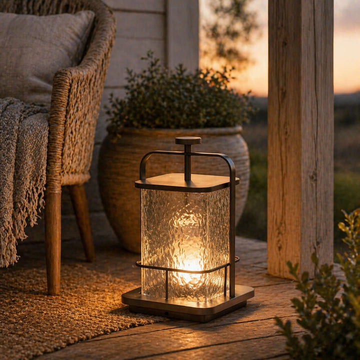 Tovira Outdoor Garden Lamp - Outdoor Glass Landscape Light