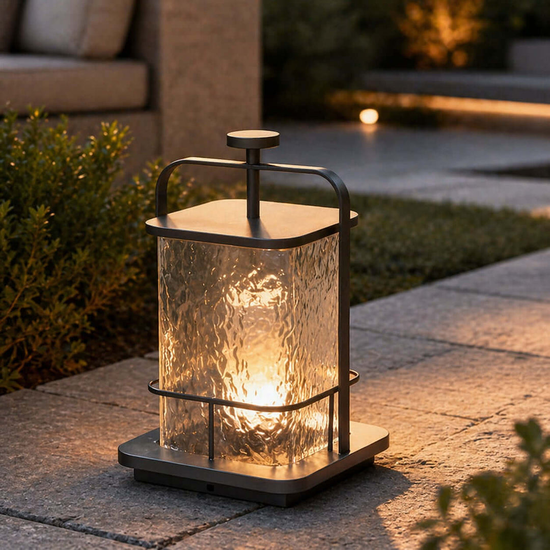Tovira Outdoor Garden Lamp - Outdoor Glass Landscape Light