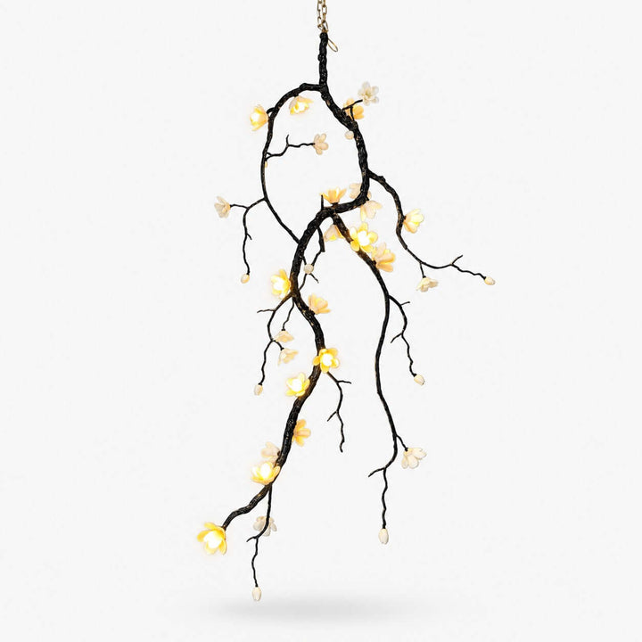 Trellis Chandelier | Black Ceramic Flower Modern Chandelier Design