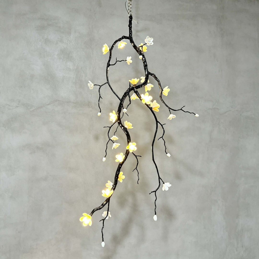 Trellis Chandelier | Black Ceramic Flower Modern Chandelier Design