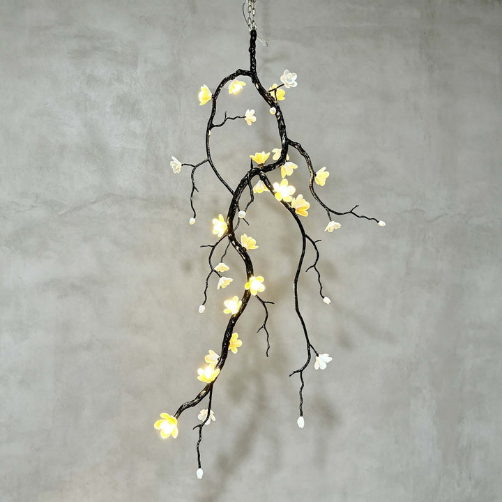 Trellis Chandelier | Black Ceramic Flower Modern Chandelier Design