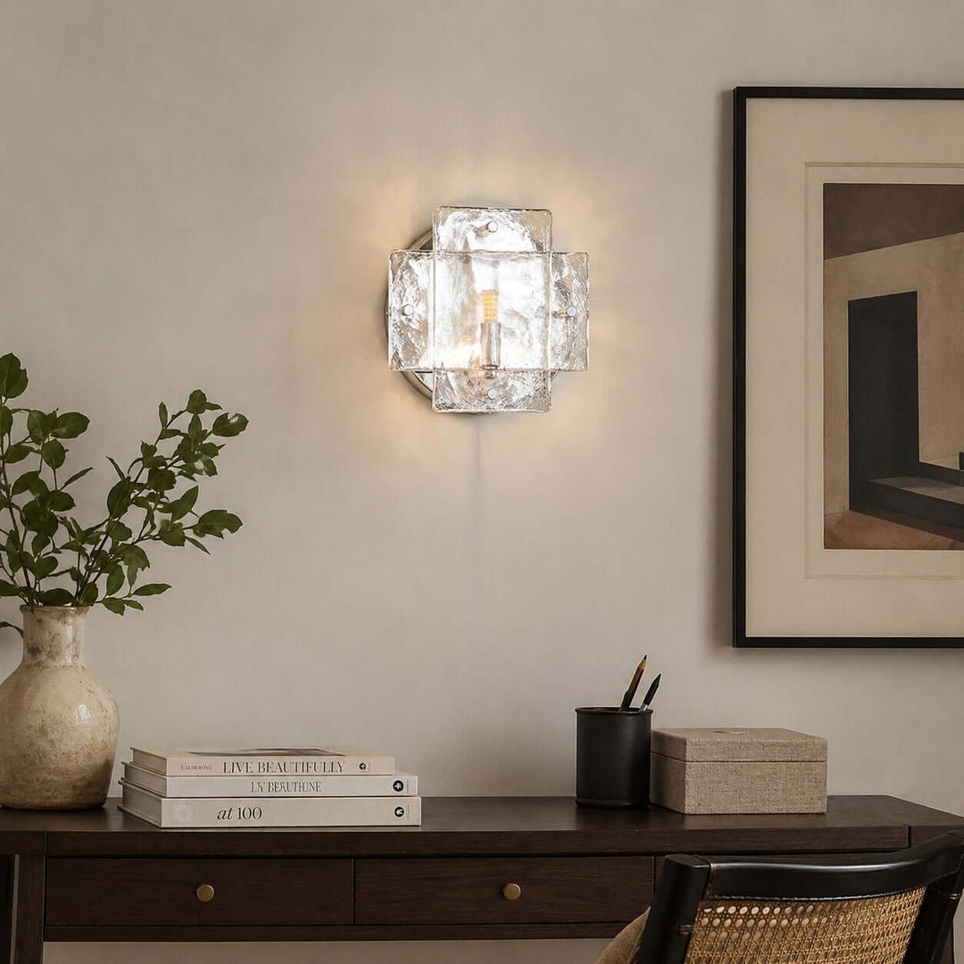 Trevano Wall Sconce - Minimalist Glass Wall Light Design Decor | Vinlighting