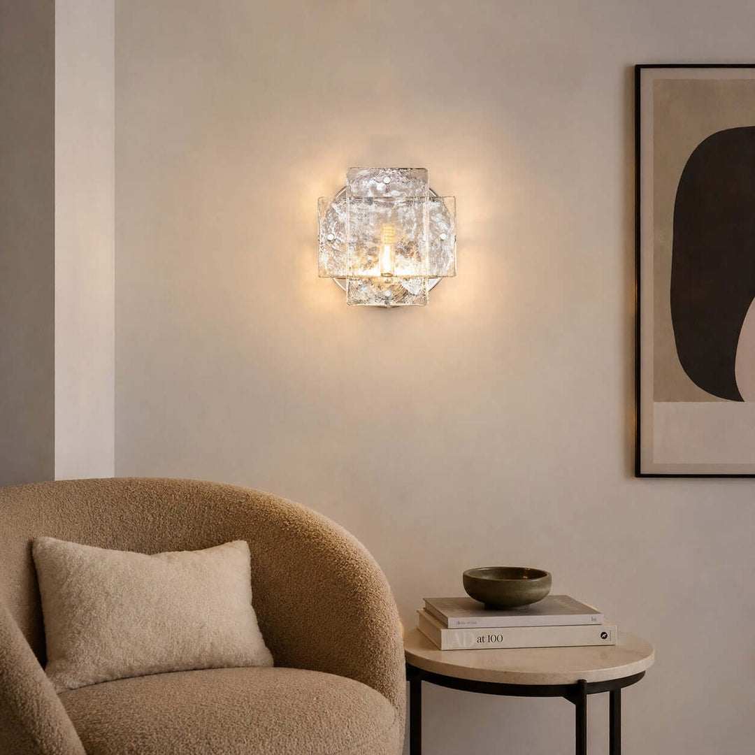 Trevano Wall Sconce - Minimalist Glass Wall Light Design Decor | Vinlighting