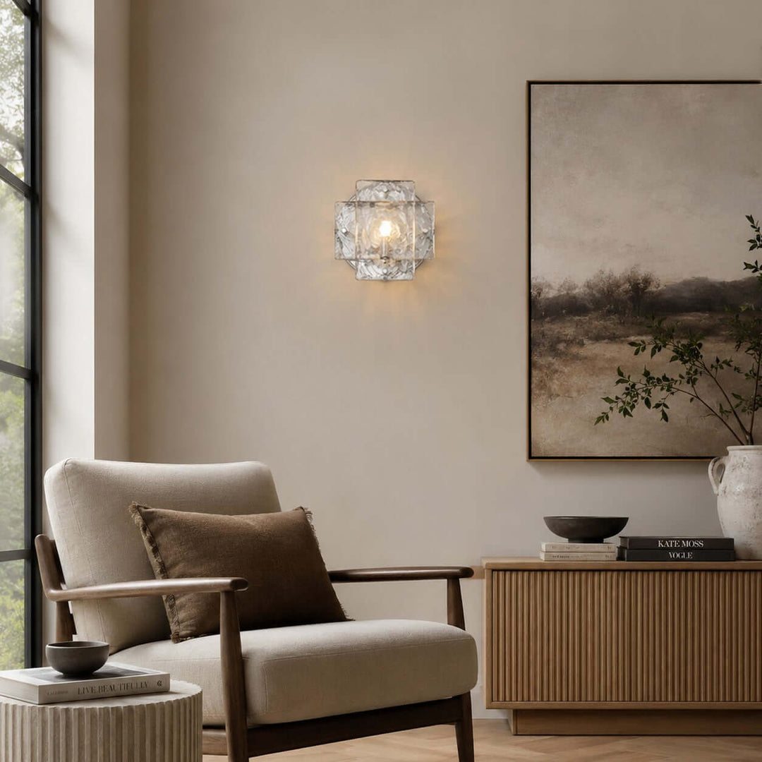 Trevano Wall Sconce - Minimalist Glass Wall Light Design Decor | Vinlighting