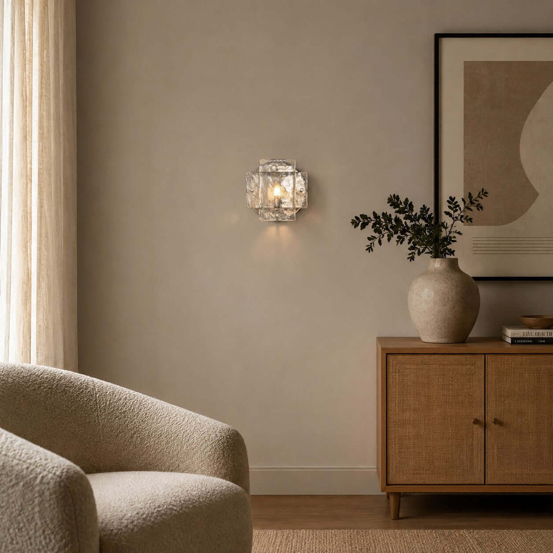 Trevano Wall Sconce - Minimalist Glass Wall Light Design Decor | Vinlighting