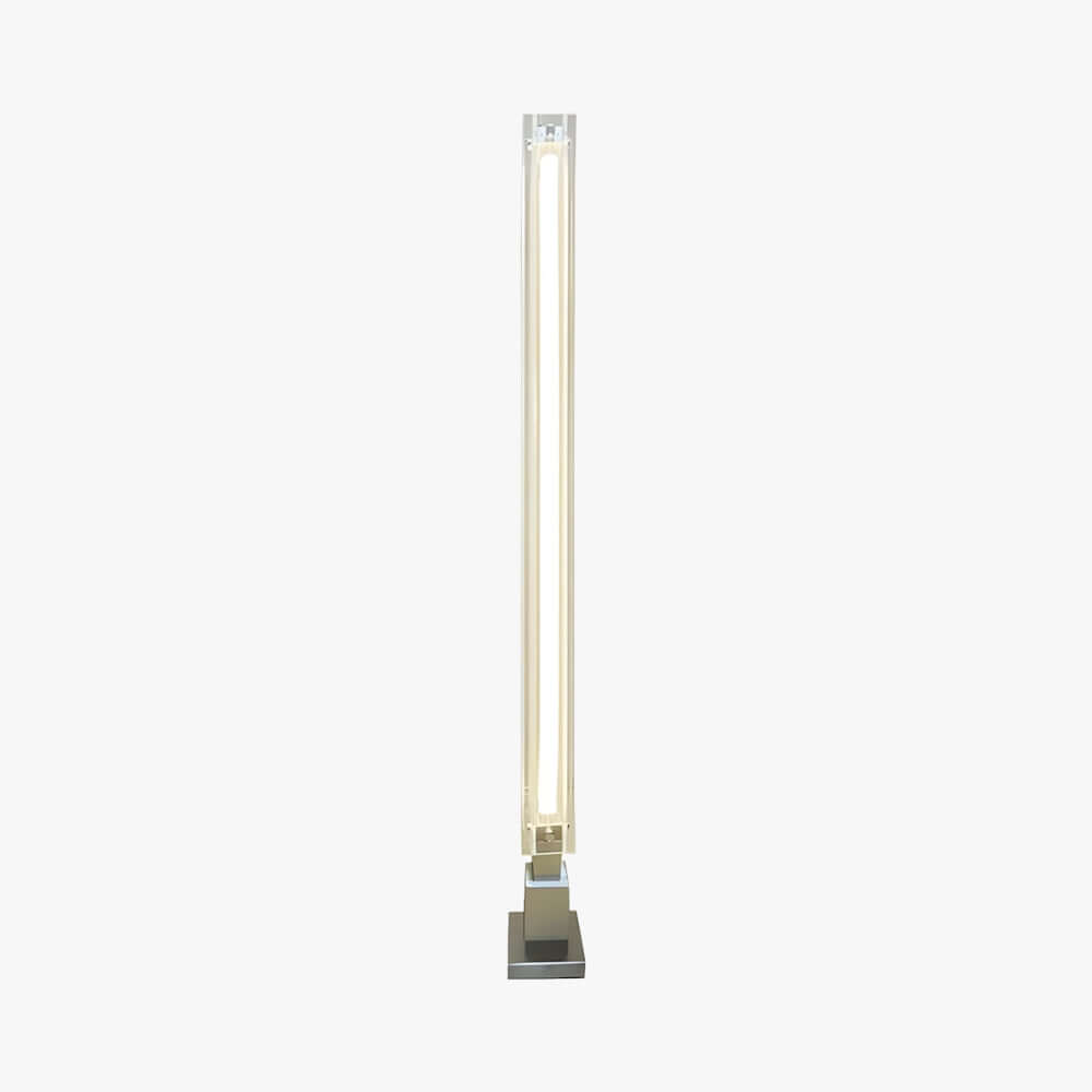 Trevia Floor Lamp – Modern Minimalist Glass Industrial Style