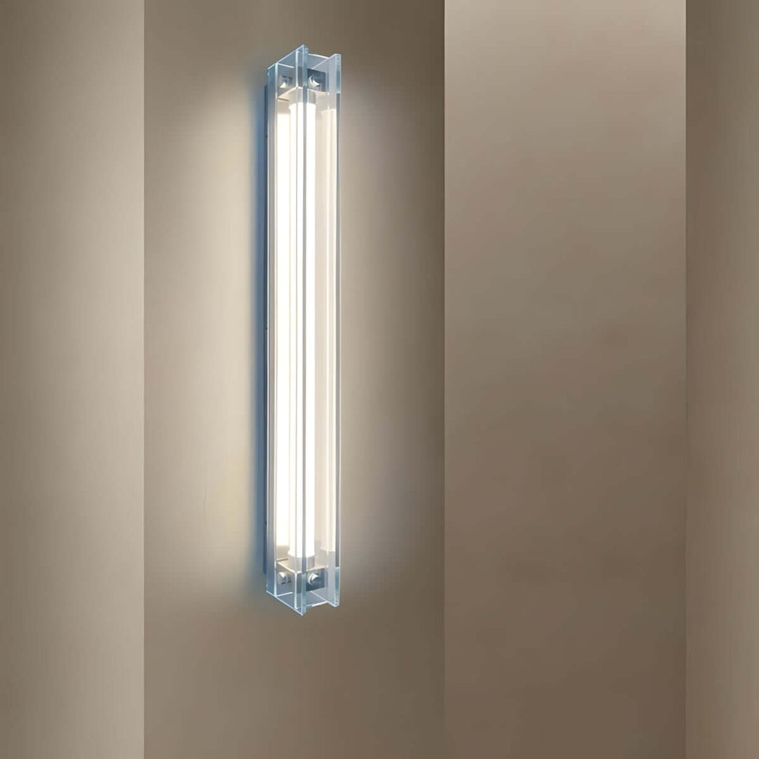 Trevia Wall Lamp | Minimalist Industrial Style Long Glass Lighting