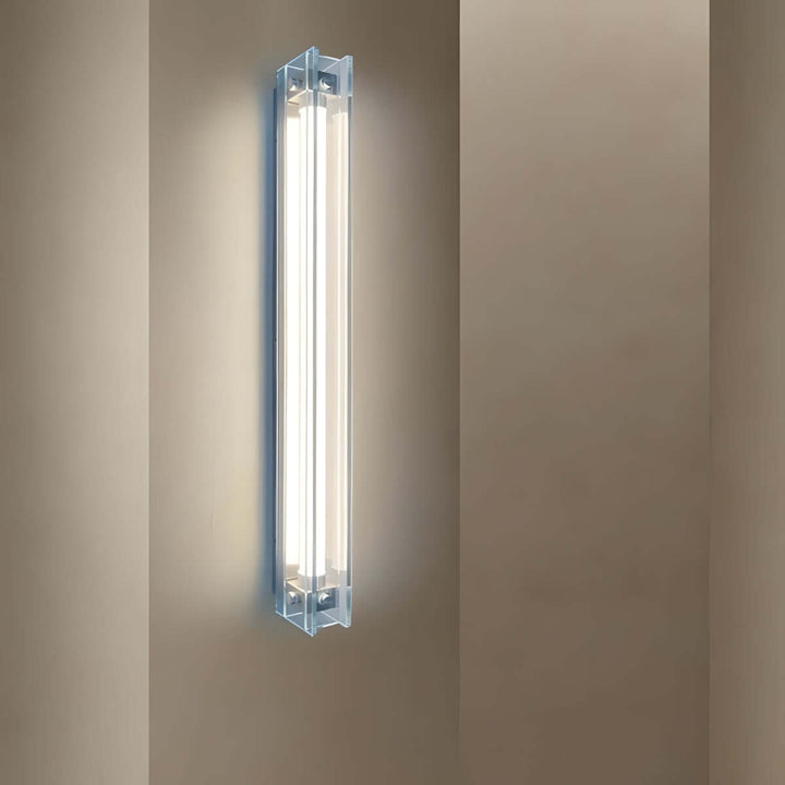 Trevia Wall Lamp | Minimalist Industrial Style Long Glass Lighting
