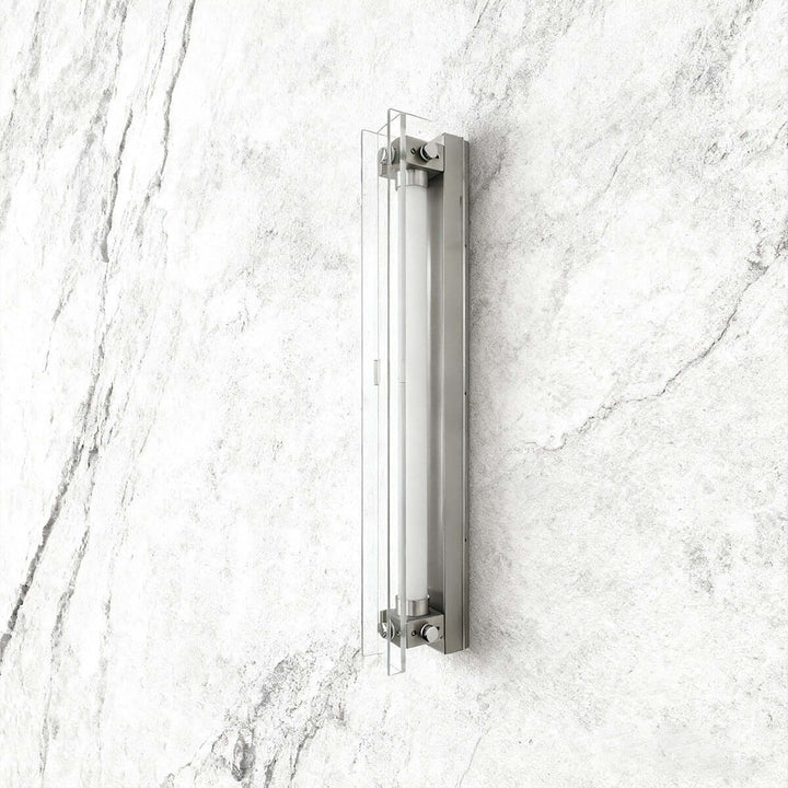 Trevia Wall Lamp | Minimalist Industrial Style Long Glass Lighting