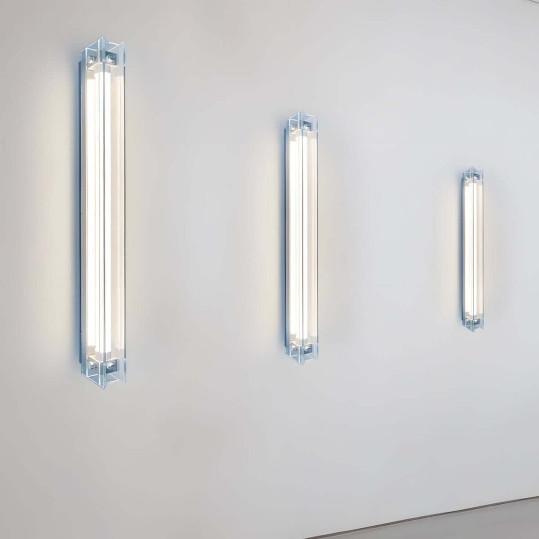 Trevia Wall Lamp | Minimalist Industrial Style Long Glass Lighting