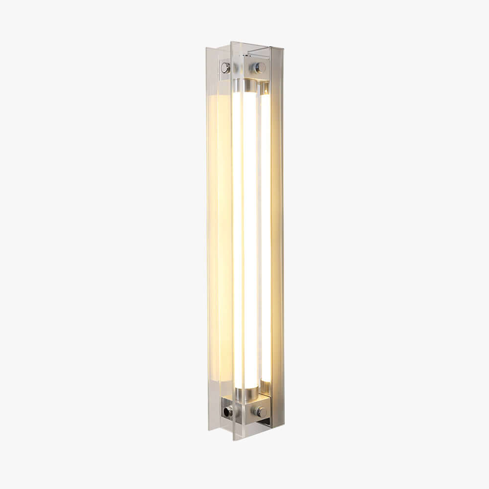 Trevia Wall Lamp | Minimalist Industrial Style Long Glass Lighting