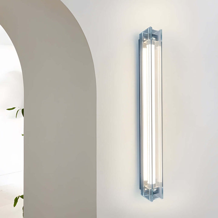 Trevia Wall Lamp | Minimalist Industrial Style Long Glass Lighting