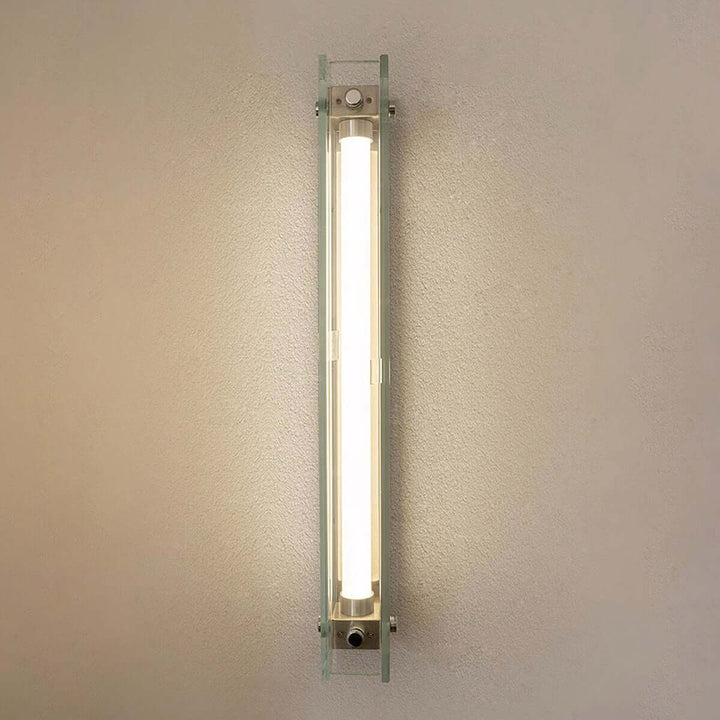 Trevia Wall Lamp | Minimalist Industrial Style Long Glass Lighting