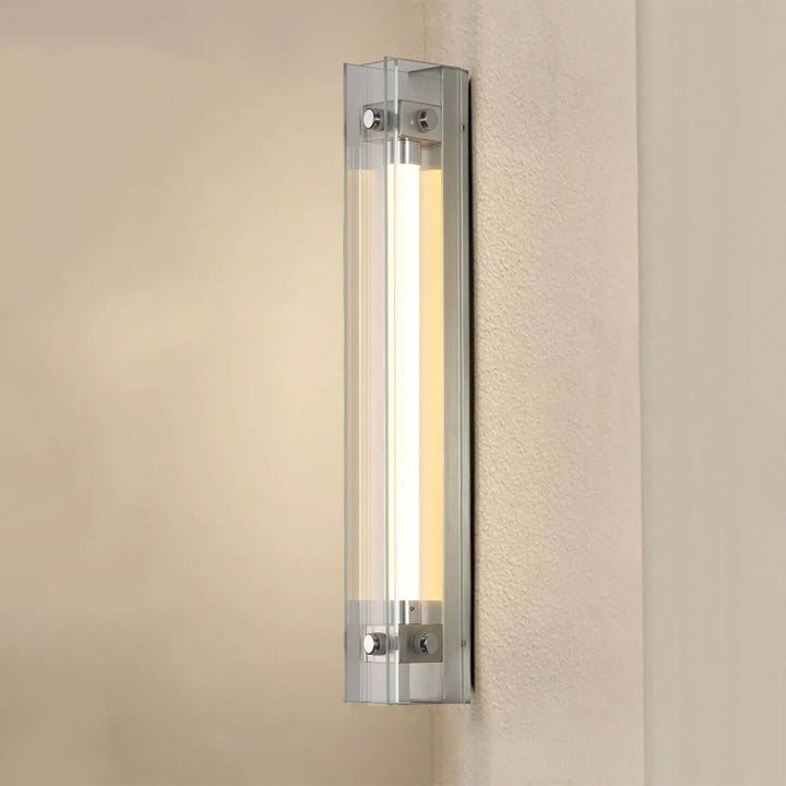 Trevia Wall Lamp | Minimalist Industrial Style Long Glass Lighting