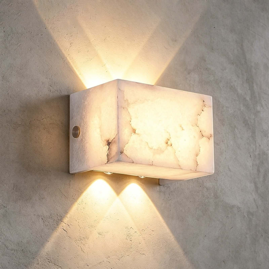 Trevora Wall Light - Minimalist Geometric Courtyard Lighting