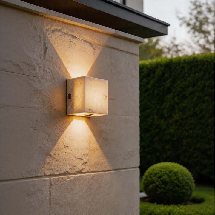 Trevora Wall Light - Minimalist Geometric Courtyard Lighting