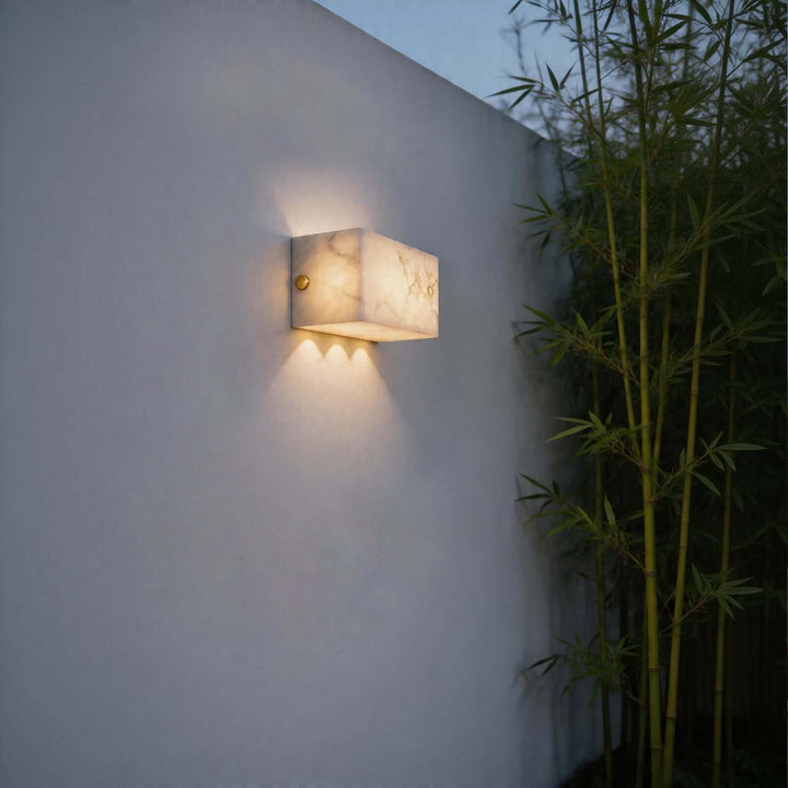 Trevora Wall Light - Minimalist Geometric Courtyard Lighting