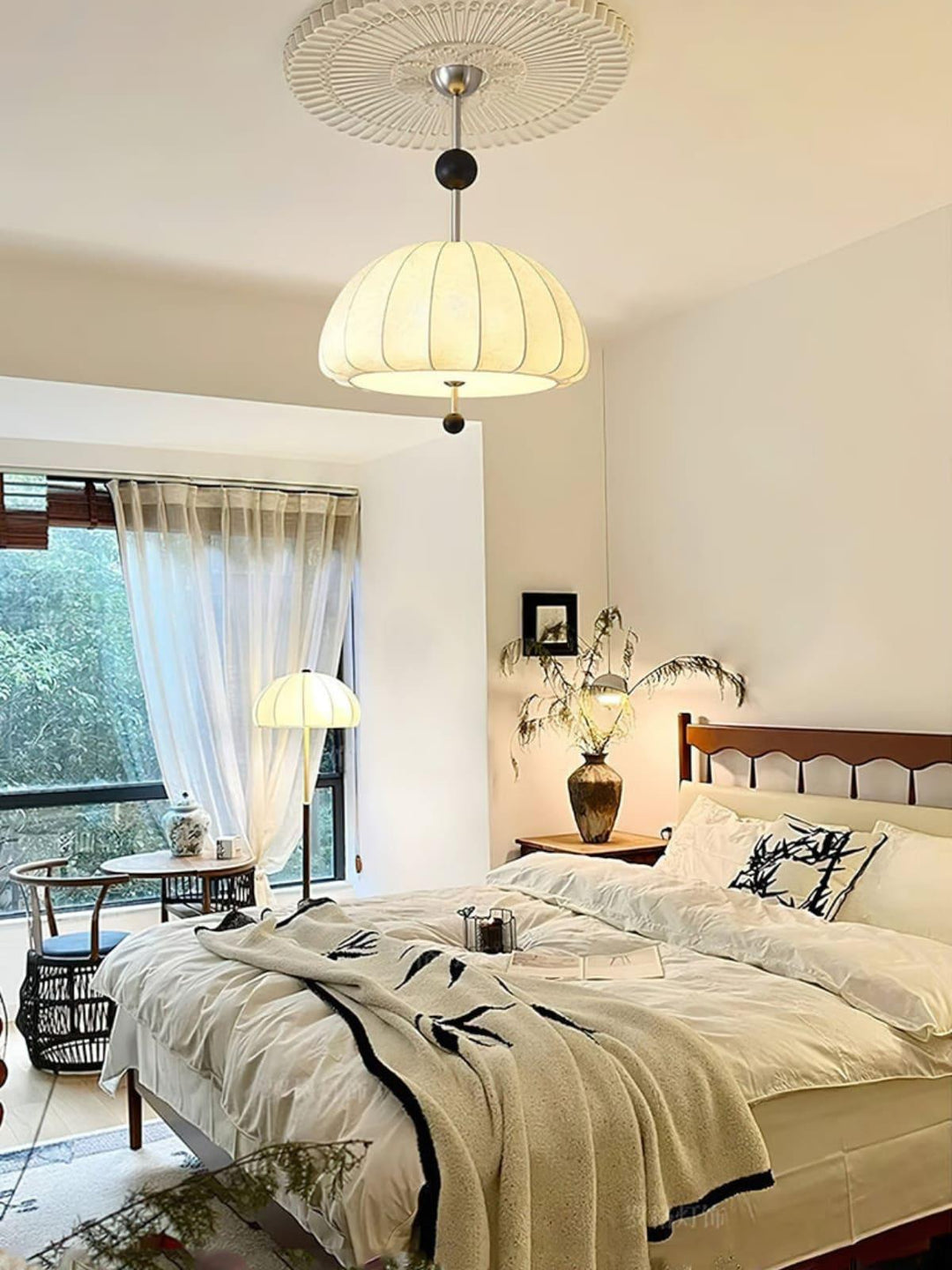 Trige Fabric Pendant Light - Mid Century, Vinlighting | Vinlighting | Vinlighting