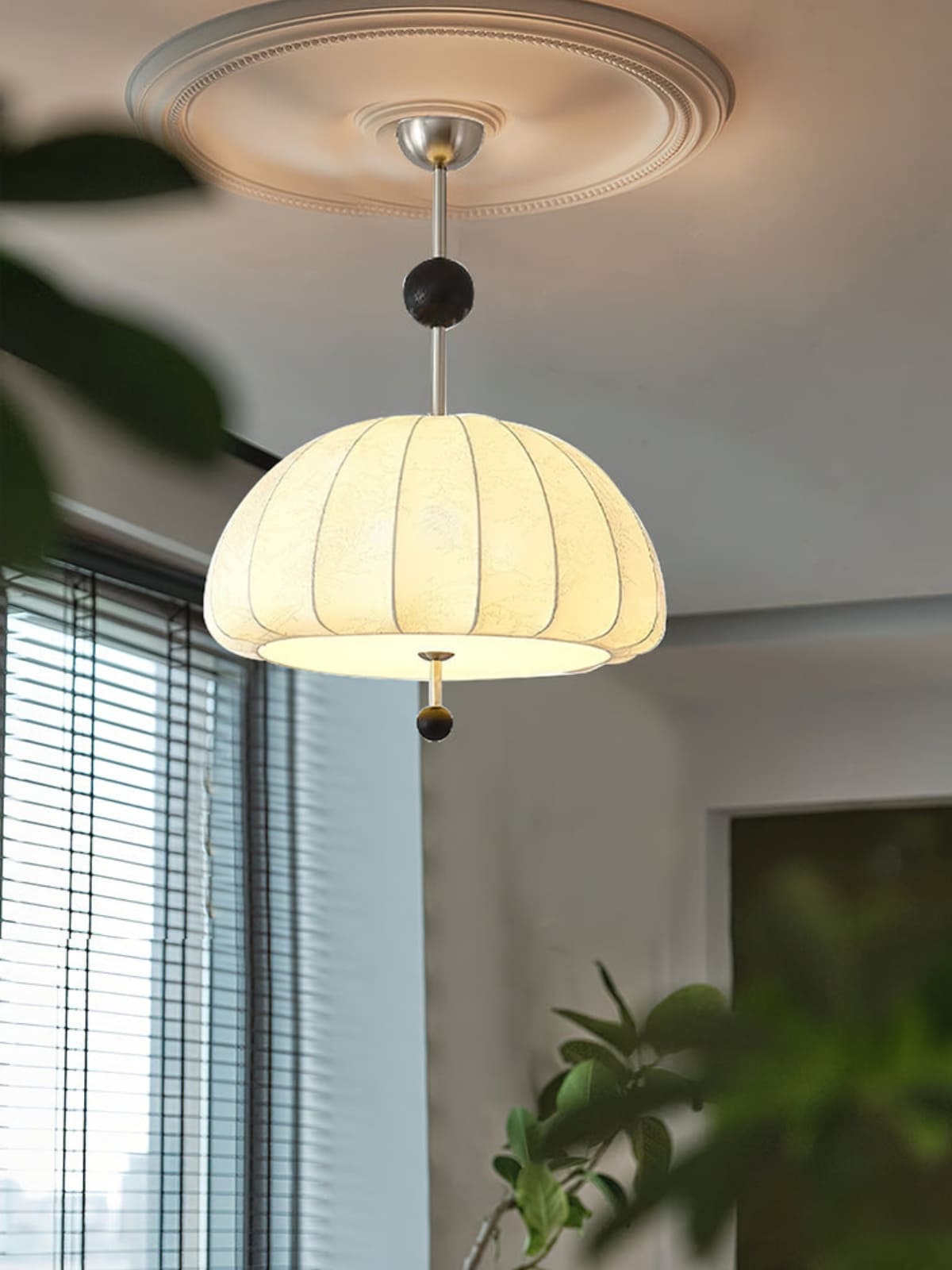 Trige Fabric Pendant Light