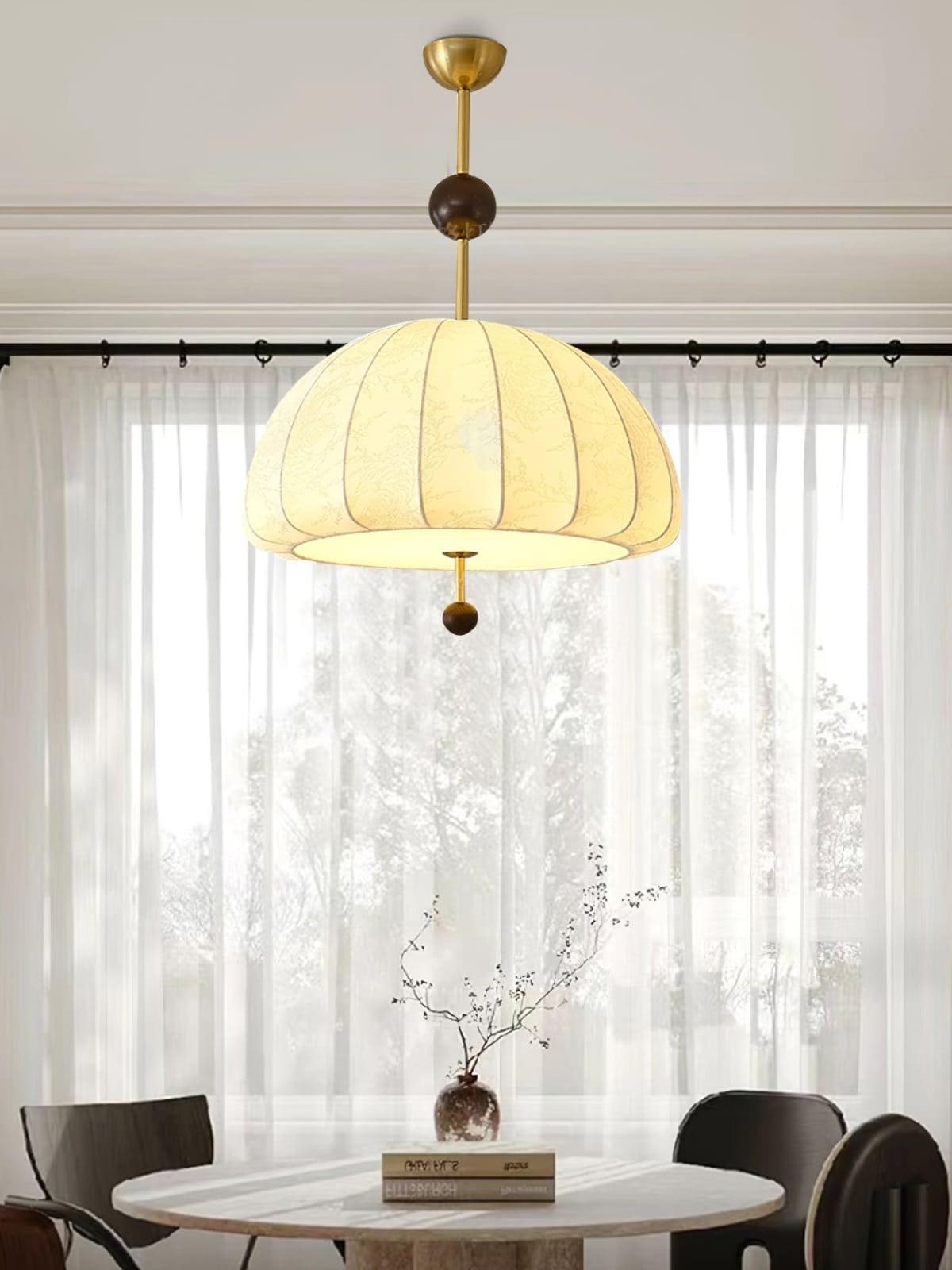 Trige Fabric Pendant Light