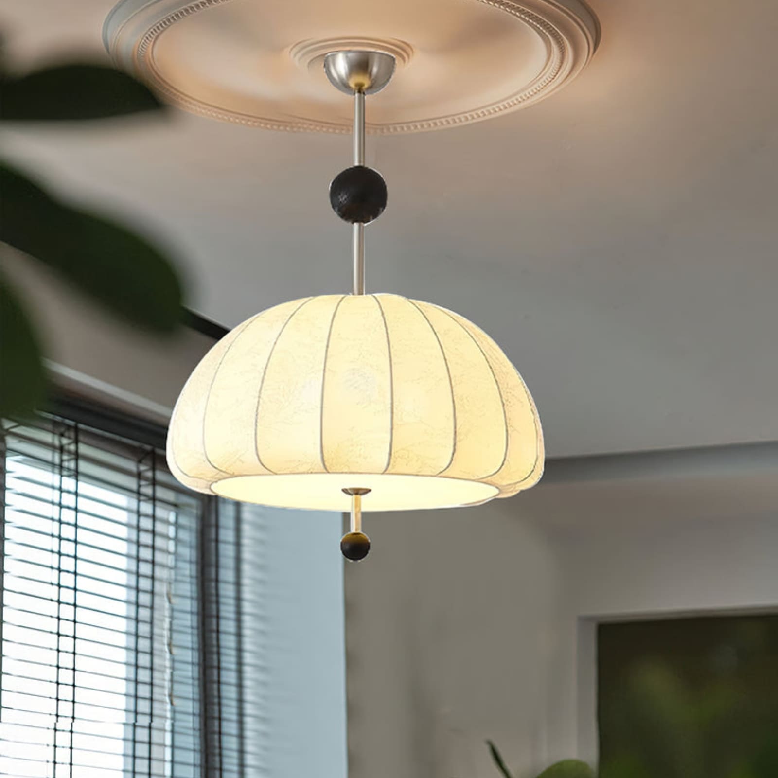 Trige Fabric Pendant Light