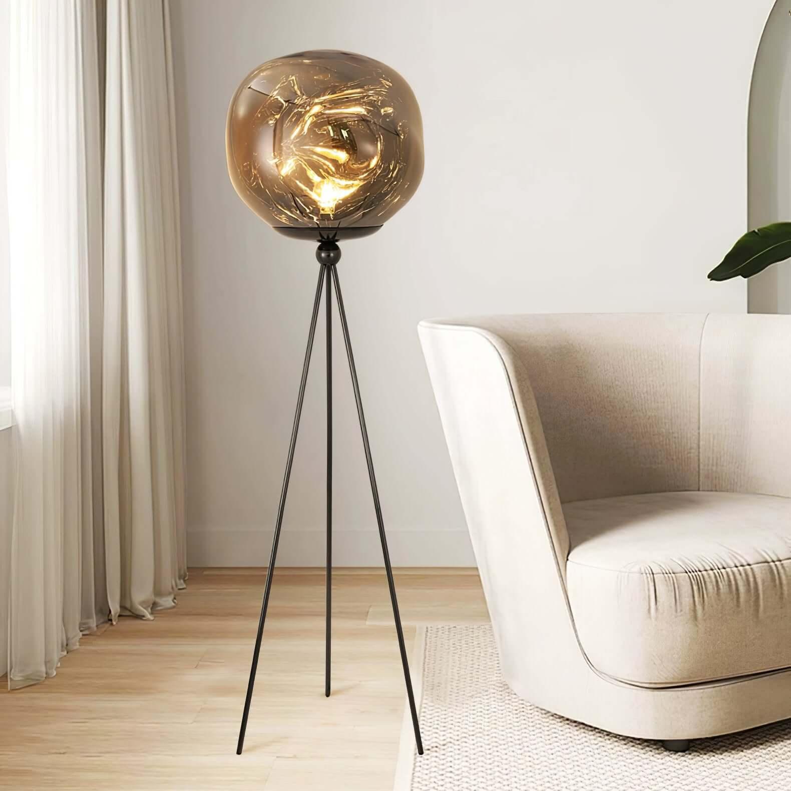 Tripod Rock Lava Floor Lamp - Vinlighting