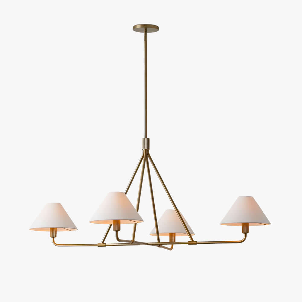 Trivonix Chandelier - Vintage French Minimalist Lighting