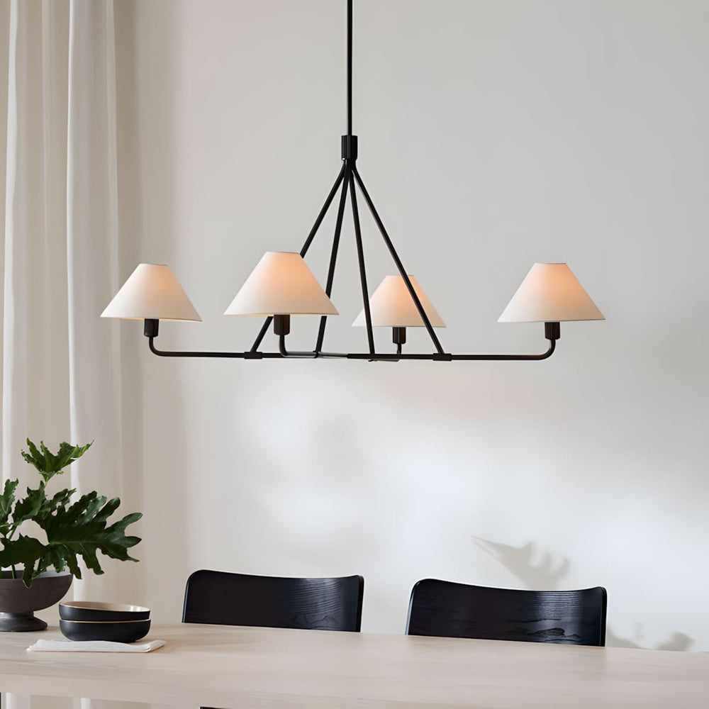 Trivonix Chandelier - Vintage French Minimalist Lighting
