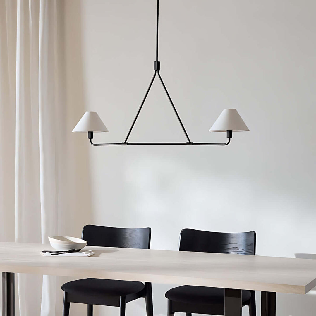 Trivonix Chandelier - Vintage French Minimalist Lighting