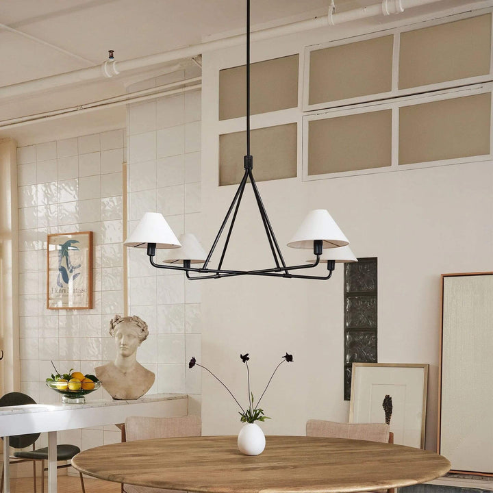 Trivonix Chandelier - Vintage French Minimalist Lighting