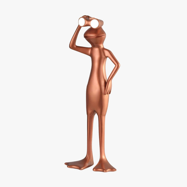 Troviki Frog Sculpture Table Lamp – Cute Bedside Accent