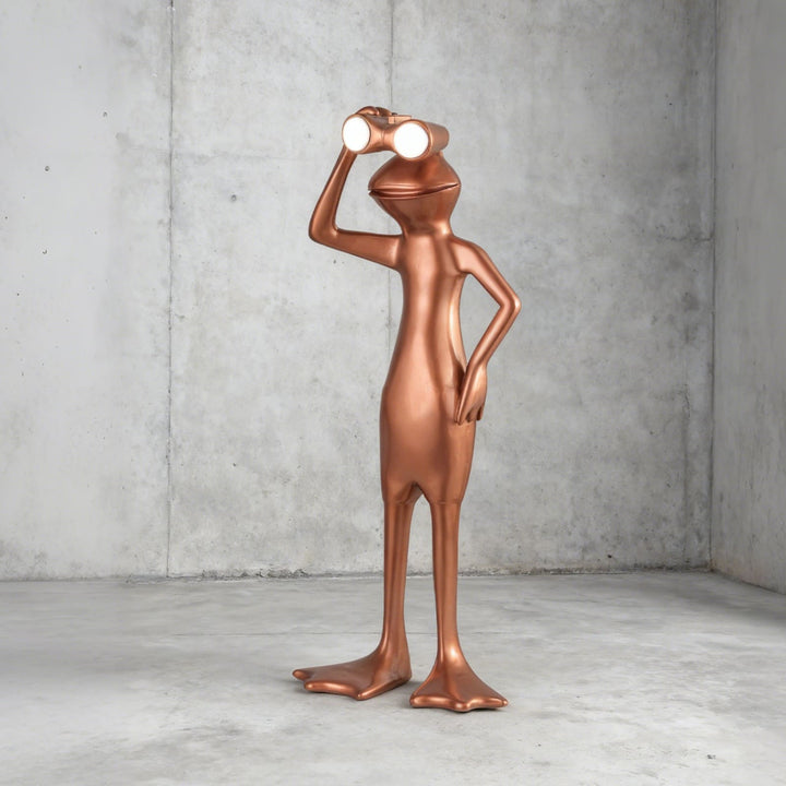 Troviki Frog Sculpture Table Lamp – Cute Bedside Accent