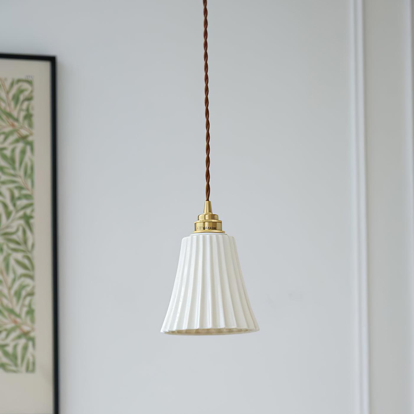 Trumpet Ceramic Pendant Light - Vinlighting