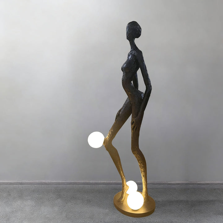 Tylrox Sculptural Floor Lamp – Art Deco Floor Lamp for Living Room