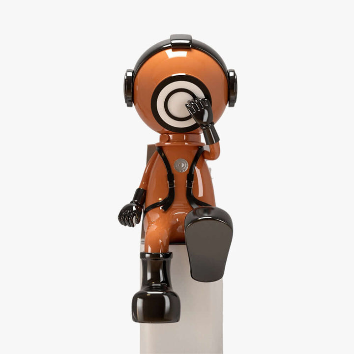 Tynova Art Deco Floor Lamp – Astronaut Sculpture for Living Room