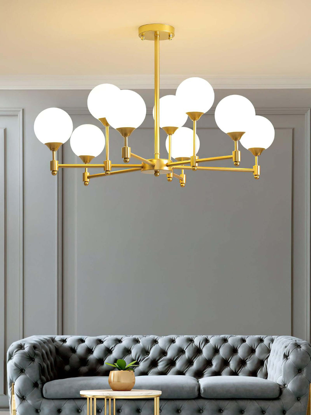 Tzaro Chandelier – Elegant Modern Minimalist Lighting