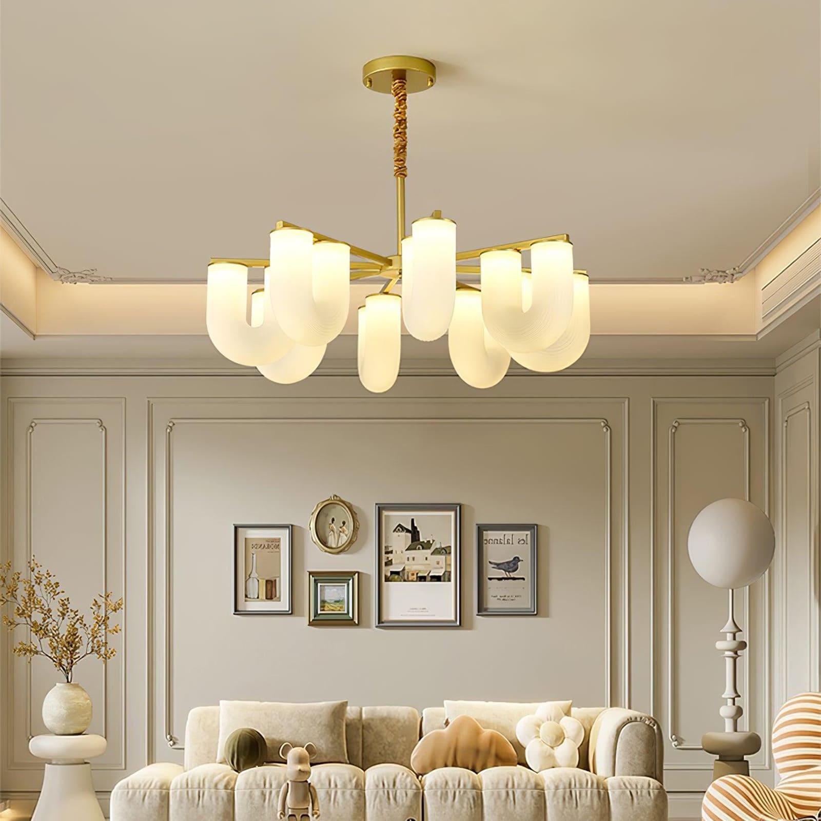 U Shaped Chandelier - Vinlighting