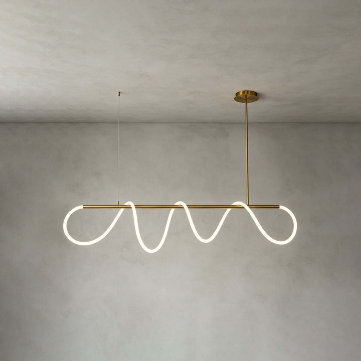 Valdis Linear Chandelier - Modern Creative Musical Line Light | Vinlighting