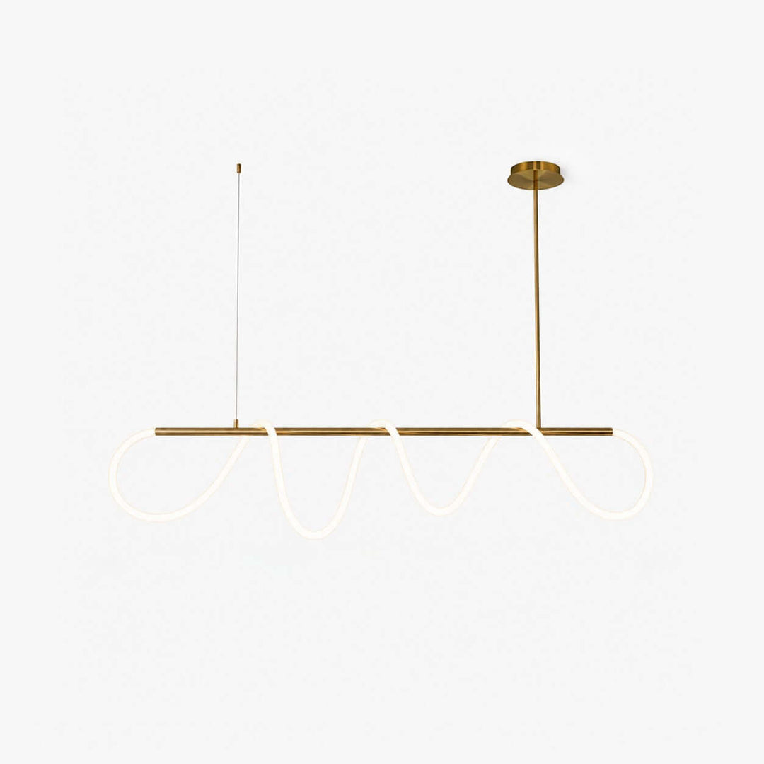Valdis Linear Chandelier - Modern Creative Musical Line Light | Vinlighting