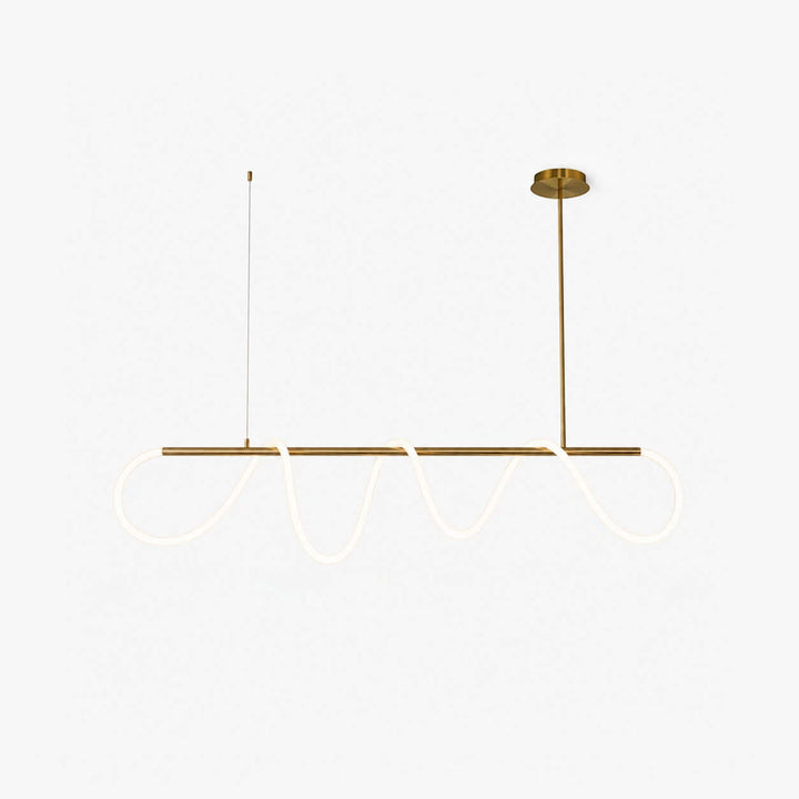 Valdis Linear Chandelier - Modern Creative Musical Line Light | Vinlighting