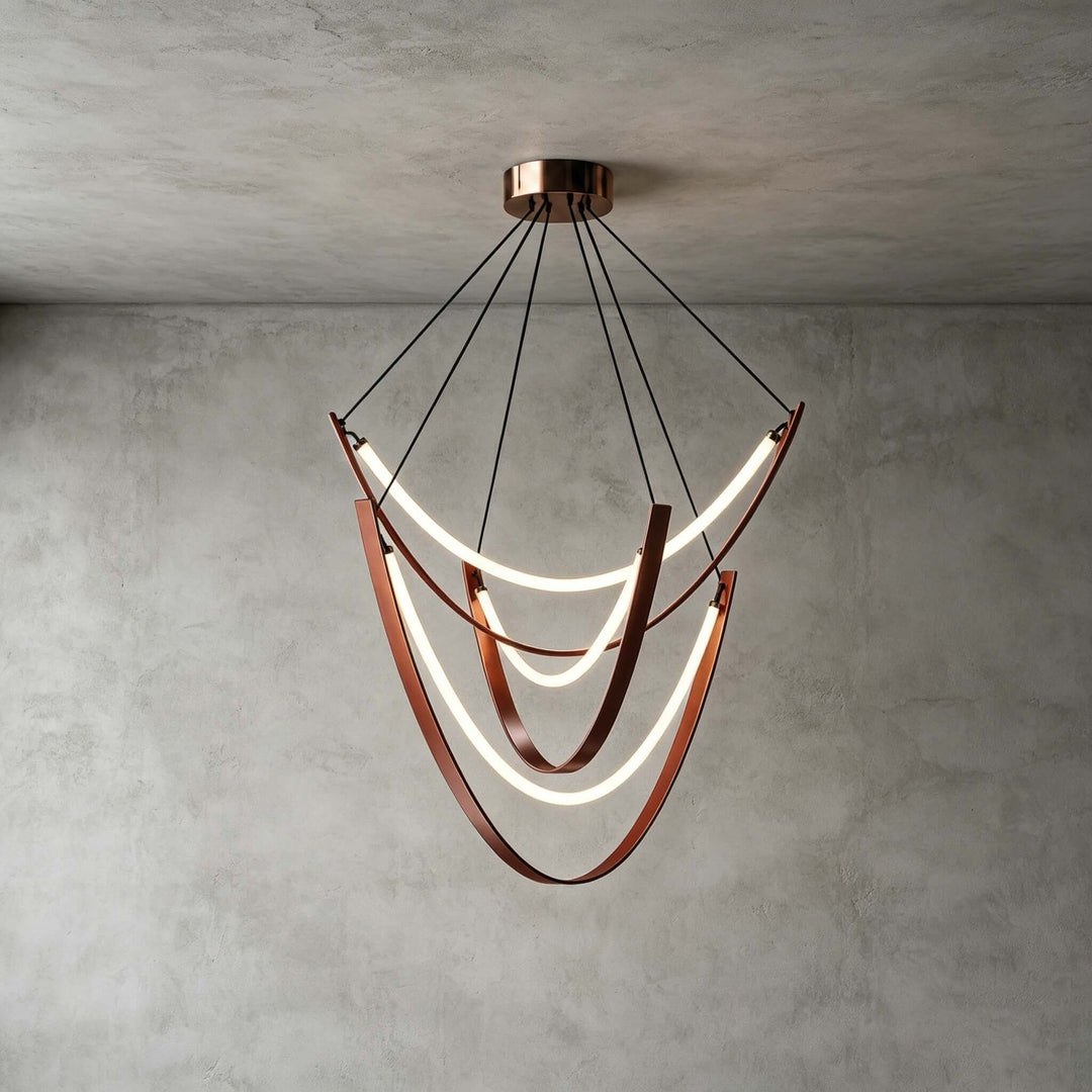 Valera Chandelier - Modern Creative Art Leather Ceiling Light | Vinlighting