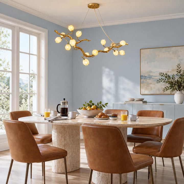Valeria Linear Chandelier for Dining Room and Kitchen Island