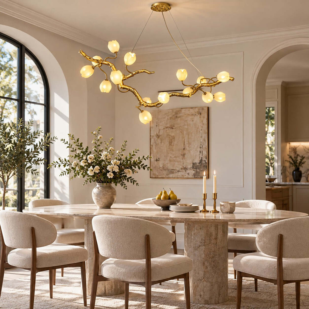 Valeria Linear Chandelier for Dining Room and Kitchen Island