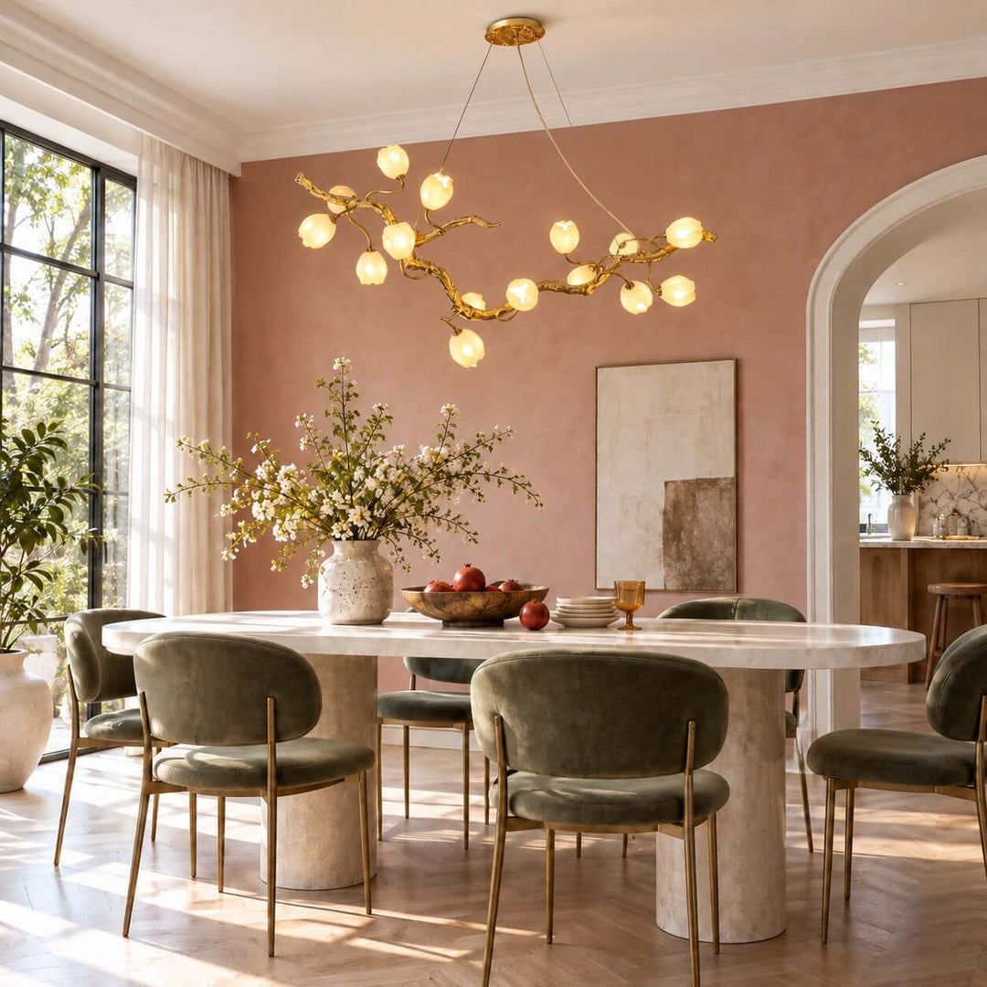Valeria Linear Chandelier for Dining Room and Kitchen Island