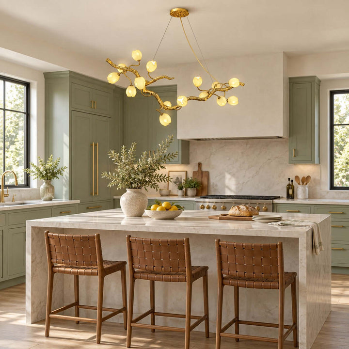 Valeria Linear Chandelier for Dining Room and Kitchen Island