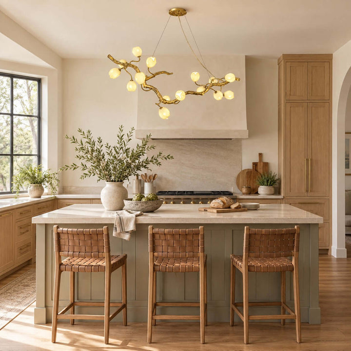 Valeria Linear Chandelier for Dining Room and Kitchen Island